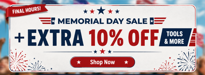 Memorial Day Sale - Extra 10% off tools & more